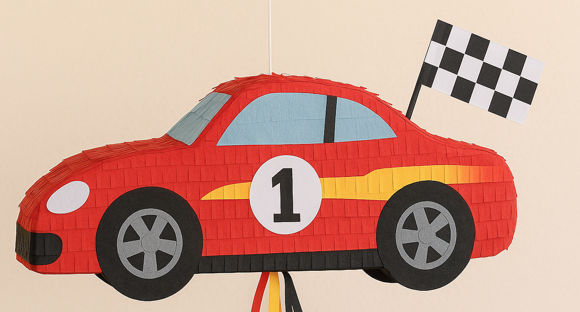 piñata de carro - arranca la diversión